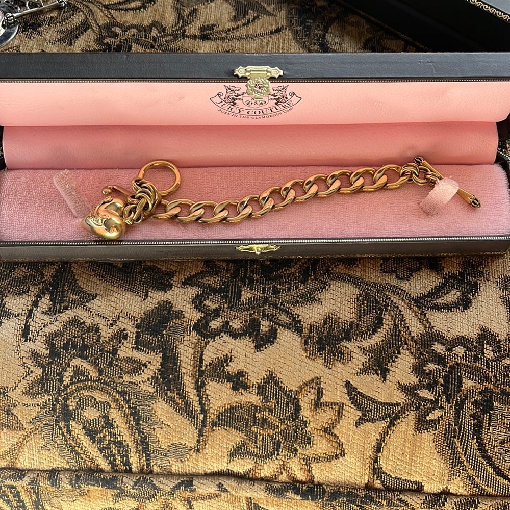 Juicy couture gold bracelet